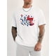 thumbnail image 1 of Men's Patriotic 4th of July T-Shirt for Independence Day, BBQs, Parades, Casual Round Neck, Comfortable Wear, 1 of 6