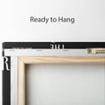 thumbnail image 6 of The New Yorker Cover Inspired Canvas Wall Art, New York City Skyline, Minimalist Black and White Home Decor, Modern Urban Nightscape, Framed Canvas Wall Art, 6 of 14