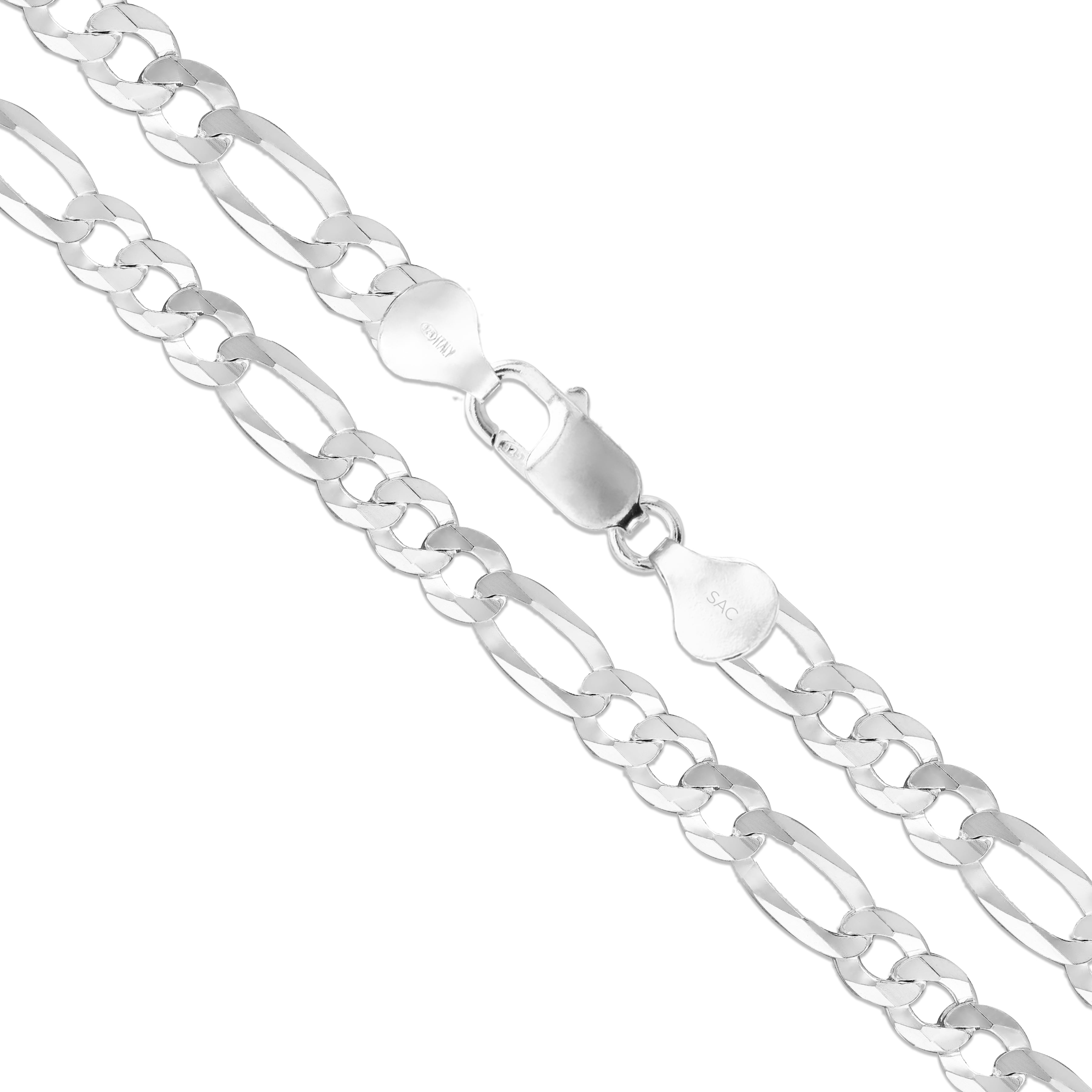 Italian 925 Sterling Silver Paperclip Chain Necklace For Men & Women - Gold Plated Or Silver In 3.5mm/5mm Widths