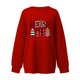 thumbnail image 4 of Pntutb Mujer Moda Suelta Manga Larga Cuello Redondo Blusa Navidad Impresión Camiseta tops Pntutb Pntutb-2866, 4 of 5