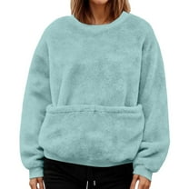 Cat Pouch Hoodie for Women Kangaroo Pocket Dog Pouch Sweatshirts Pet Carrier Pullover Animal Holder Long Sleeve Tops