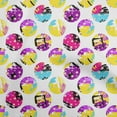 thumbnail image 1 of oneOone Viscose Jersey Yellow Fabric Abstract Galaxy Circle Fabric For Sewing Printed Craft Fabric By The Yard 60 Inch Wide, 1 of 4