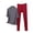 Womens Pajamas Dark Gray, variant on ylioge M-5X Plus Size Womens Modal-Pajama Sets 2 Piece Outfits Ladies Casual Solid Color Short Sleeve Tops Straight Leg Pants Loungewear Pajamas Set