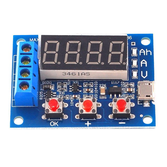 Capacidad de la batería Módulo detector de potencia de 12 V Prueba de accesorios del tablero
