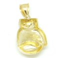 thumbnail image 3 of 10k yellow Gold boxing glove Pendant cubic zirconia gift sport fine jewelry 7.5g, 3 of 12