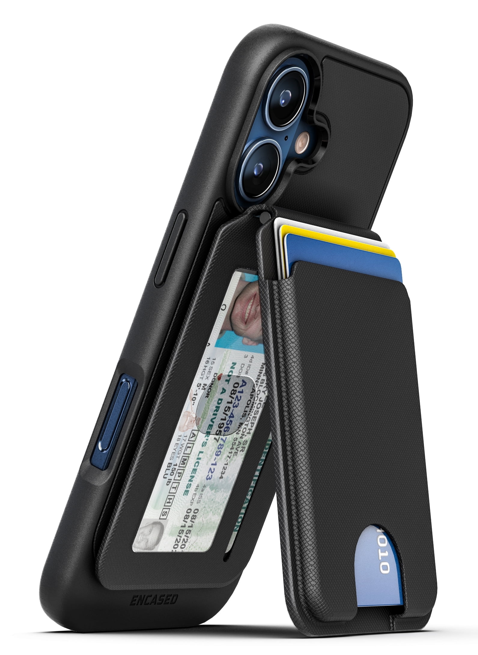 Dteck for iPhone Air Flip Wallet Case (2025), Magnetic Clear Back