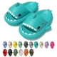 thumbnail image 1 of Sandalias Rosyclo Shark Cute Slides, color verde menta, talla 11, 1 of 5