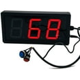 thumbnail image 2 of BTBSIGN LED Lap Counter Up/Down Digital Counter with Buttons and Remote 3 Inch, 2 of 6