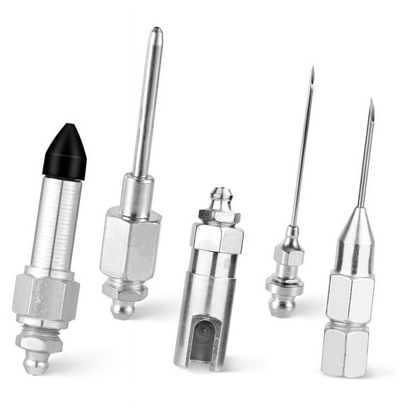 Grease Needle Nozzle Grease Needle Tool Dispenser Rubber Joint Grease Grease GunNozzle Tip,for Hard-Reach Fittings Kit