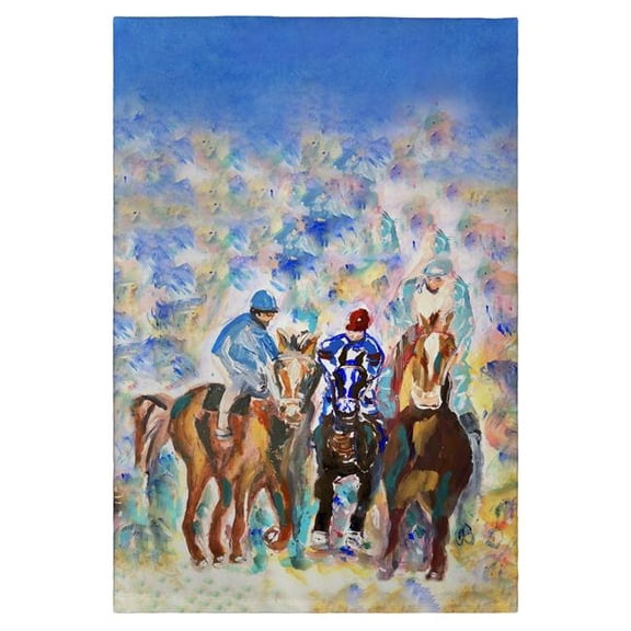Betsy Drake GT1395 Three Racing II Guest Towel