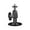 black-6.5cm, variant on Universally Iron Wall Mount For Surveillances Cameras 360 Swivels Adjustable Angles Iron Construction Holder