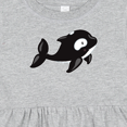 thumbnail image 4 of Inktastic Cute Baby Orca Girls Baby Dress, 4 of 5