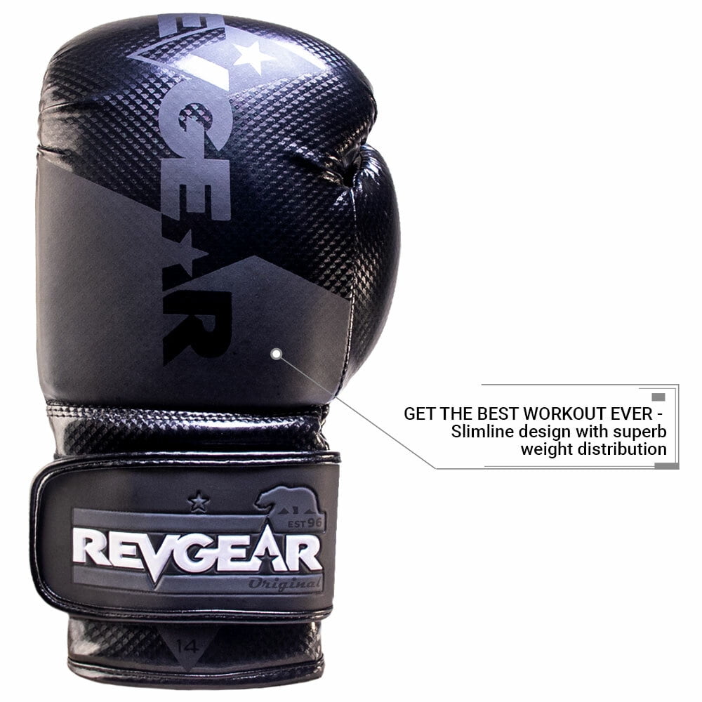 Pinnacle P4 Boxing Glove - Black/Matte Black
