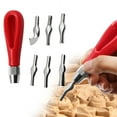 thumbnail image 1 of Deep Round Carving Chisel Engraving Tool Wood Carving Woodworking Hand Chisel, 1 of 9