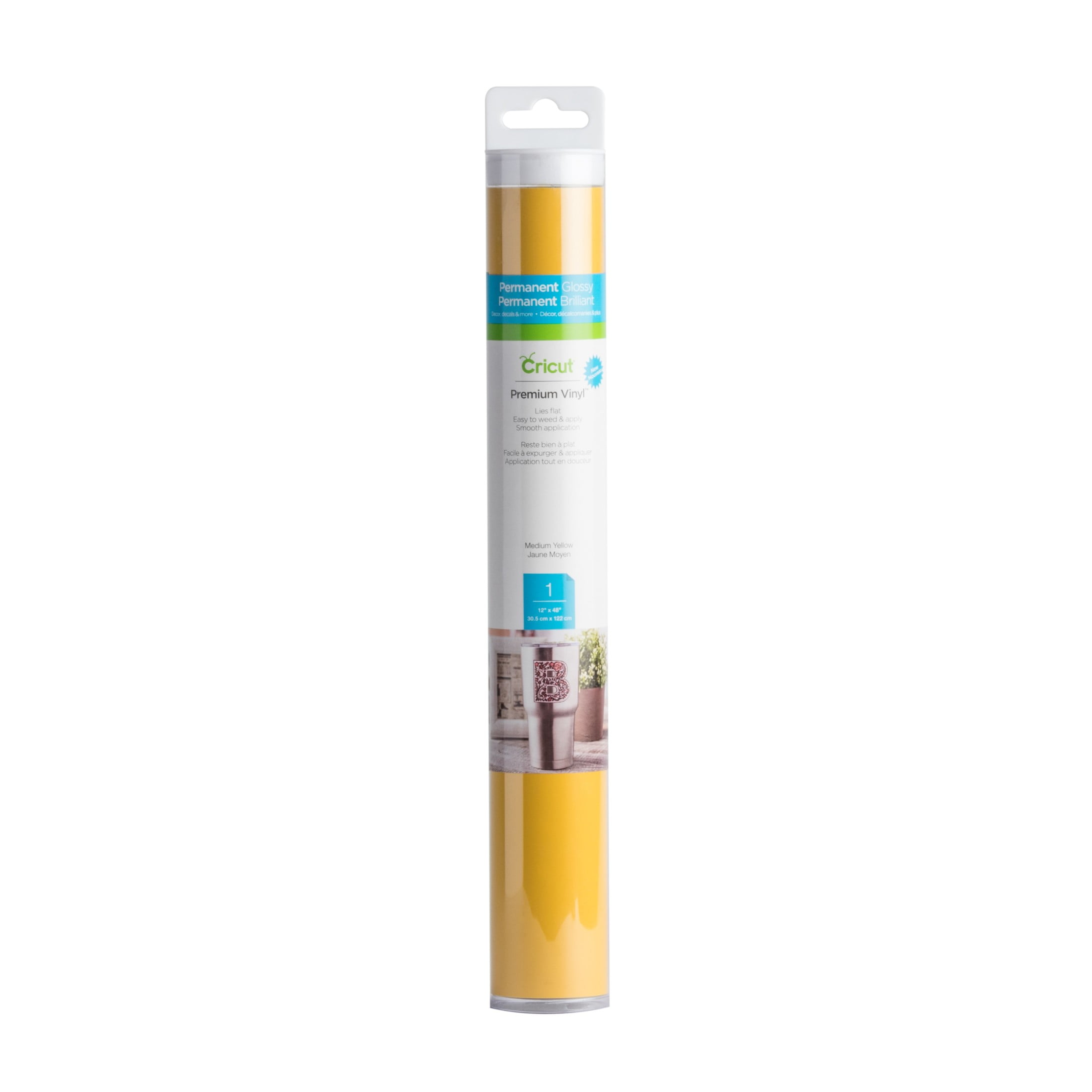 (2 pack) Cricut Premium Vinyl Permanent, 12" x 48"