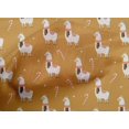thumbnail image 4 of oneOone Cotton Cambric Dark Beige Fabric Sheep & Candy Stick Cartoon Sewing Material Print Fabric By The Yard 56 Inch Wide, 4 of 4