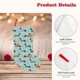 thumbnail image 4 of Lsque Christmas Dachshund Pattern 18 Inch Christmas Stockings, Festive Holiday Stocking for Christmas Decorations Holiday Decor, 4 of 7