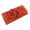 thumbnail image 5 of Women Headscarf Solid Color Bow-knot Soft Breathable Hat Retro Headwrap for Ladies Hair One Size, 5 of 9