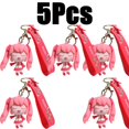 thumbnail image 1 of 20Pcs Hatsune Miku 6cm Kawaii Figure Keychain PVC Model Bag Pendant Anime Car Keyring Doll Cartoon Double Tail Girl Key Chain, 1 of 5
