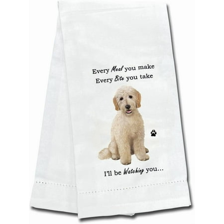 FRKSMD-711-134 Goldendoodle Kitchen Towel Off-white