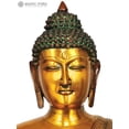 thumbnail image 4 of 14" Bhaishajyaguru Medicine Buddha Large Brass Statue | Healing Lord | Handmade Buddhist, 4 of 4