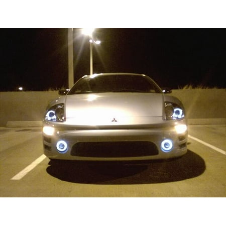 Eclipse Car Review - 2002-2005 Mitsubishi Eclipse Halo Fog Lamps Angel Eyes