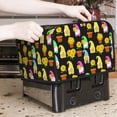 thumbnail image 7 of Balery Gnomes With Sunflowers Pattern Oven Cover Kitchen Bread Machine Protector, 4 Slice Toaster Cover for Home, Anti Dust Fingerprint Coaster Cover, 7 of 7