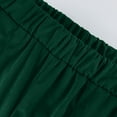 thumbnail image 6 of Fall Pants for Older Women Elastic High Waisted Pull On Corduroy Pants with Pockets Soft Comfy Loose Fit Slacks Trousers Dark Green XL, 6 of 6