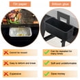 thumbnail image 4 of YAOMOBB Récepteur d'Huile pour Grill, Doublures de Tasse en Silicone pour Barbecue Réutilisables, Résistantes à la Chaleur, 2 Pcs, 4 of 6