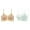 F-Light Blue 1PCS & Beige 1PCS, variant on (2-Pack) 2025 New Women's Ice Silk Seamless High Support Sports Bras for Women Cold Feeling Thin Soft Compression Bra Support Breathable Comfortable Bra Women Bras Plus Sizey Fixed Cup