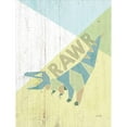 thumbnail image 3 of Michelle, Misty 15x18 Black Modern Framed Museum Art Print Titled - Rawr Dinosaur, 3 of 5