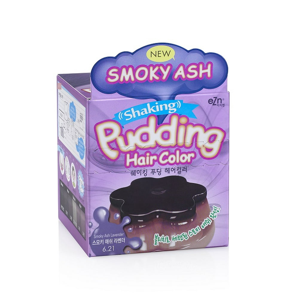 EZN Pudding Hair Color 6.21 Smoky Ash Lavender, Ammonia Free, DIY, Made