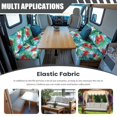 thumbnail image 3 of Uorisanigo RV Dinette Cushion Covers Stretch Camper Cushion Slipcover Replacement Hawaiian Hibiscus Flowers Sofa Chair Furniture Protector for RV Camper Camping Accessories, 3 of 7