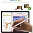 thumbnail image 4 of Pencil 2nd Generation for iPad: Magnetic Wireless Charging (Air 4/5, Mini 6, Pro 11/12.9)   USB-C Fast Charge - Palm Rejection Stylus for iPad 6-11, Pro 11/12.9 M4 M5, Air 3-5/M2/M3, Mini 5/6, 4 of 6