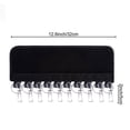 thumbnail image 3 of fastboy Portable Fabric Storage Hanger Folding Hat Clip Storage Rack 10 Clips Hat Clothes Rack Baseball Hat Rack, 3 of 6