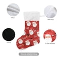 thumbnail image 4 of Ryvnso Christmas Stockings Santa Claus Gifts 17.7" Large Stocking Decoration 1 Pack, 4 of 7