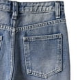 thumbnail image 6 of TEDOYE Toddler Trendy Boys Distressed Jeans Slacks High Street Fashion Casual Long Pants For Kids Comfortable Stretch Denim Trousers Autumn Cute Wear, 5-6 Years, 6 of 8