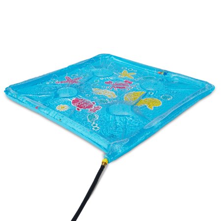 Wham-O Backyard Sea Creature Printed Children's Splash Pad with Inflatable Rim