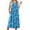 Blue Tie Dye, variant on Nightgowns for Women Long Sleeveless Night Gowns Ladies Soft Nightdress Victorian Sleepwear with Pockets