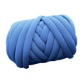 thumbnail image 2 of 250G Chunky Yarn Jumbo Tubular Yarn Crocheting DIY Length 65.6ft Tube Giant Yarn Bulky Yarn Arm Knit Yarn for Rug Making Blanket Pillow , Deep Blue, 2 of 9