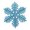 Blue, variant on Colorful Hollowed-Out Snowflake Christmas Ornaments – Mirror Plastic Tree Hanging Decorations for Holiday Party, Windows, and Shopping Malls