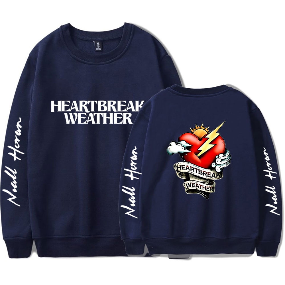 Niall Horan Heartbreak Weather Merch Crewneck Sweatshirt Man Woman Hip Hop Hoodies Fans Sweatshirts Printed Casual Clothes Walmart
