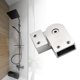 thumbnail image 1 of Conector de pivote de nivel perfecl para pasamanos planos Herrajes de tubo cuadrado Soporte de vidrio, 1 of 8