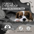 thumbnail image 5 of NEH Dog Crate Cover, Waterproof Crate Cover Outdoor Indoor, Medium Dog Crate Cover, Universal Fit Wire Crate Cover, Breathable Privacy Kennel Cover - Fits Pet Crates 36"L x 23"W x 25"H, 5 of 9