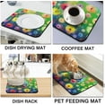 thumbnail image 2 of Dish Drying Mat for Kitchen Counter 16x18in Washable Quick Dish Drying Pad Rubber Backed Absorbent Draining Mat Fit Kitchen Counter,Bar,Under Sink,Dishes,Utensils,Dish Rack, 2 of 5