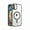 Dark Green, variant on Clear Magnetic Case for Apple iPhone 12 and 12 Pro - Magsafe Compatible