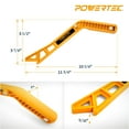 thumbnail image 5 of POWERTEC Deluxe Magnetic Push Stick Fits Table Saws, Router Tables, Band Saws & Jointers, Dual Ergonomic Handles w/Max Grip, Wood Pusher Reduces Kickback & Increases Safety. 1PK (71337), 5 of 6