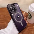 thumbnail image 1 of Suitable For iPhone 15 Pro Magnetic Rhinestone Phone Case, 1 of 2