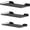 Black, variant on Wall-Mounted Storage Shelves, Mixed-Size Garage Floating Shelving for Closet & Laundry Room, Heavy-Duty Wall Shelf Holds Up to 65 lbs(Black)