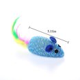 thumbnail image 2 of 2PCS Cat Toy Mouse Glitter Feather Cat Toy Cat Sound Toy Pet Interactive Toy, 2 of 10
